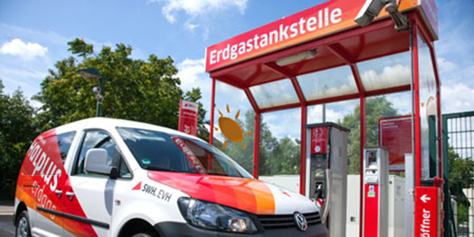 Erdgastankstellen der EVH werden geschlossen 