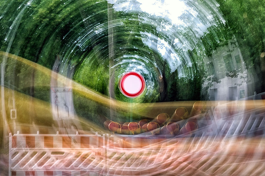 Baufeldfreimachung im Weinbergweg: 