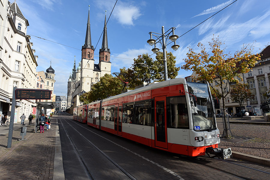 Gleisbauarbeiten am S‑Bahnhof Neustadt