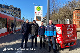HAVAG weiht 21. elektronisches Haltestellenschild ein