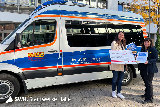 345 Euro Spende für ASB-Wünschewagen