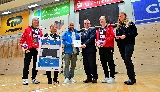 Fördermittelbescheid für neue LED-Anzeigetafel in der SWH.arena übergeben