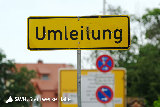 Kreuzung Seebener Straße/ Mötzlicher Straße per Ampelregelung nur noch einseitig befahrbar.