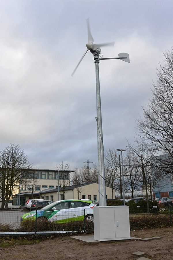Kleinwindanlage.