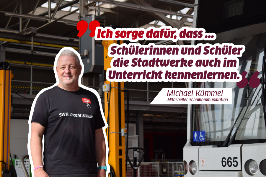 Porträt-Bild Michael Kümmel zur Kampagne "Ich sorge dafür, dass ..."
